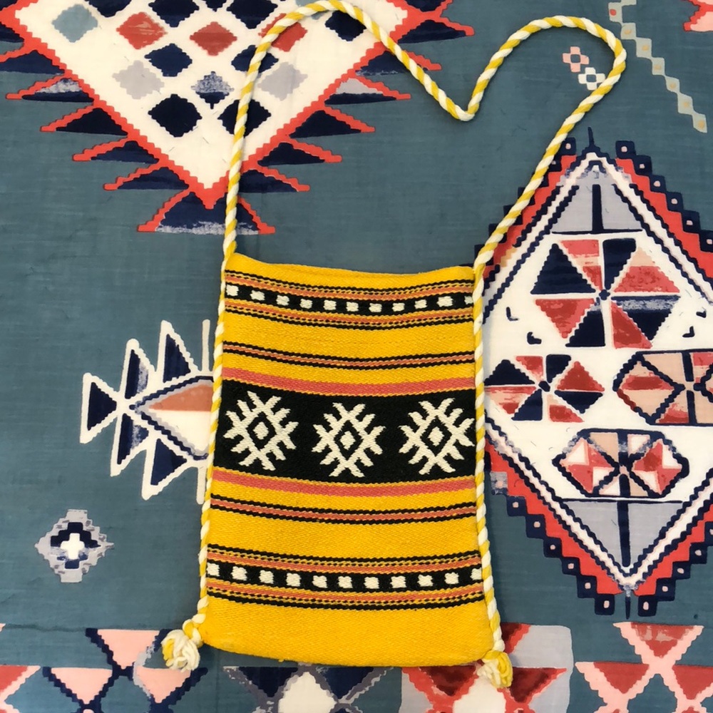 Vintage festival tribal crossbody hobo bag